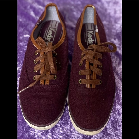 keds maroon shoes